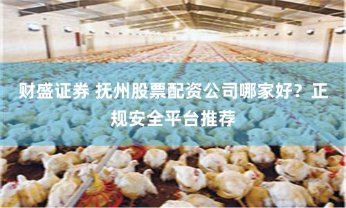 财盛证券 抚州股票配资公司哪家好？正规安全平台推荐
